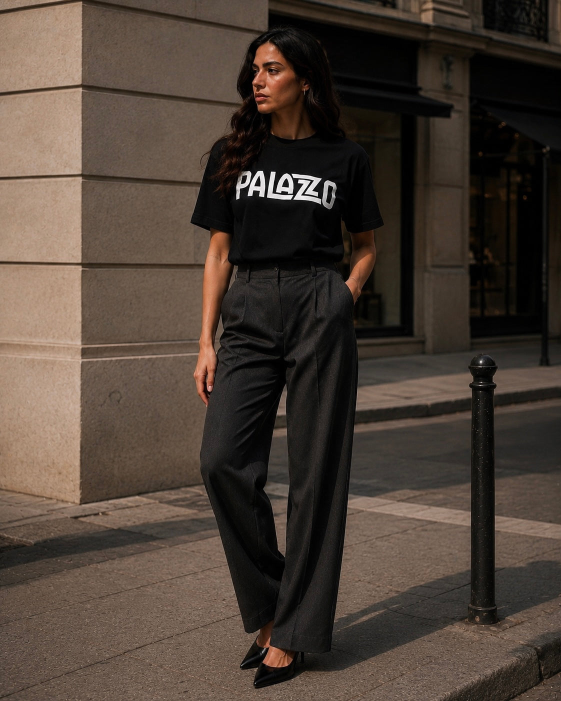 Schwarzes T-Shirt